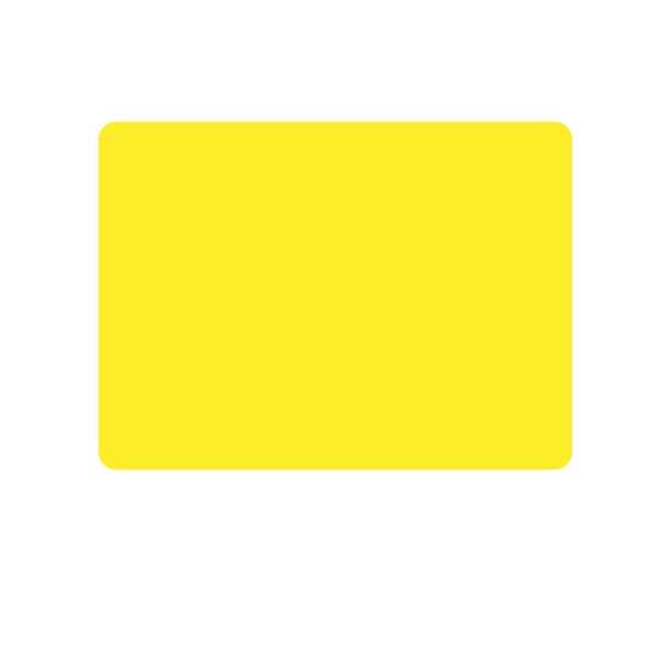 Intravenous Bag Label, Pinfed 2-15/16" x 4" Yellow